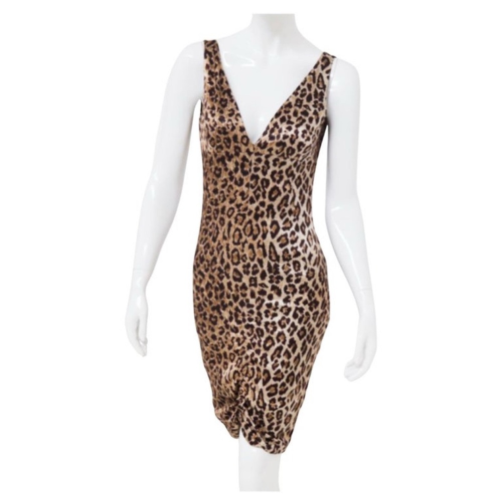 Dolce & Gabbana Leopard Mini Dress